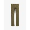 Citizen Of Humanity Mens Citizens Of Humanity Gage Straight-leg Mid-rise Stretch-denim Jeans In Hiro Green
