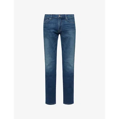 Citizen Of Humanity Mens Citizens Of Humanity Adler Brand-patch Tapered-leg Regular-fit Stretch-denim Jeans In Kinetic