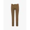 Citizen Of Humanity Mens London Slip-pocket Straight-leg Regular-fit Cotton-blend Trousers Los Alivos In Brown