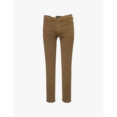Citizen Of Humanity Mens London Slip-pocket Straight-leg Regular-fit Cotton-blend Trousers Los Alivos In Brown