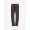 Citizen Of Humanity Mens Moor Gage Straight-leg Mid-rise Stretch-denim Jeans In Brown