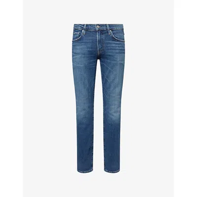 CITIZEN OF HUMANITY MENS CITIZENS OF HUMANITY LONDON TAPERED-LEG SLIM-FIT STRETCH-DENIM JEANS