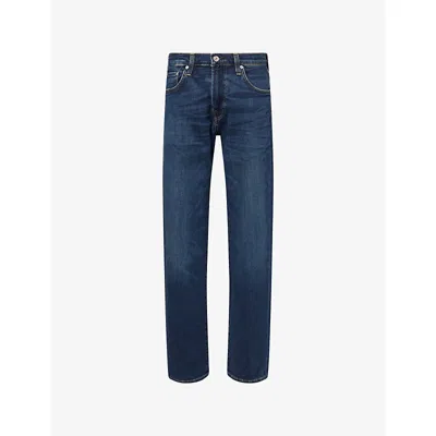 CITIZEN OF HUMANITY MENS CITIZENS OF HUMANITY ELIJAH STRAIGHT-LEG STRETCH-DENIM AND CASHMERE JEANS