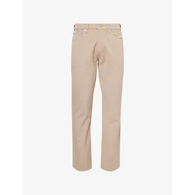 CITIZEN OF HUMANITY MENS CITIZENS OF HUMANITY ELIJAH RELAXED STRAIGHT-LEG LINEN-BLEND DENIM JEANS