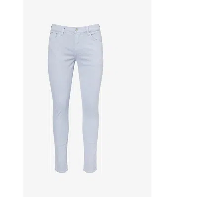 Citizen Of Humanity Mens London Slip-pocket Straight-leg Regular-fit Cotton-blend Trousers Seagull In Gray