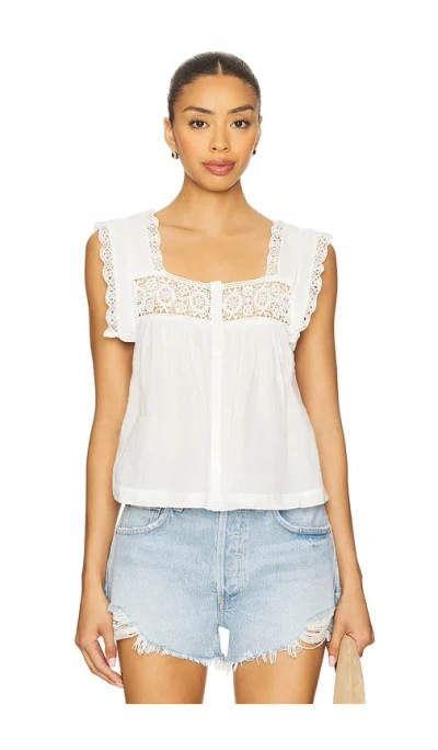 CITIZEN OF HUMANITY MIA EMBROIDERED TOP
