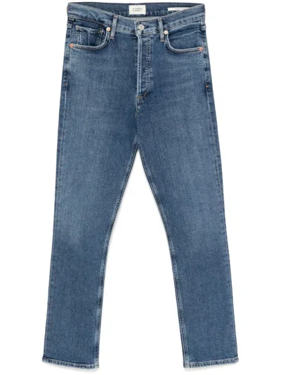 CITIZEN OF HUMANITY MID-RISE SKINNY JEANS