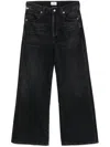 Citizen Of Humanity Mid-rise Wide-leg Jeans In Gray