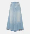 Citizens Of Humanity Blue Mina Denim Midi Skirt In Blue