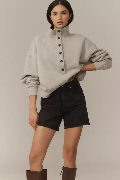 Citizen Of Humanity Mirelle Funnel-neck Sweatshirt In Grey