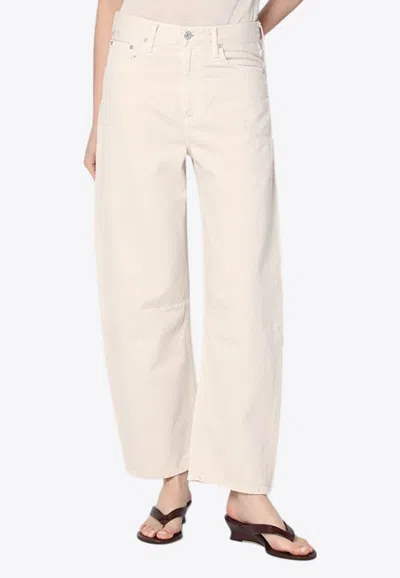 Citizens Of Humanity Miro Barrel-leg Jeans In Neutral