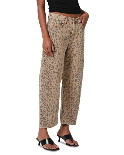 CITIZENS OF HUMANITY CITIZENS OF HUMANITY MIRO HIGH RISE RELAXED JEANS IN NATURAL CHEETAH
