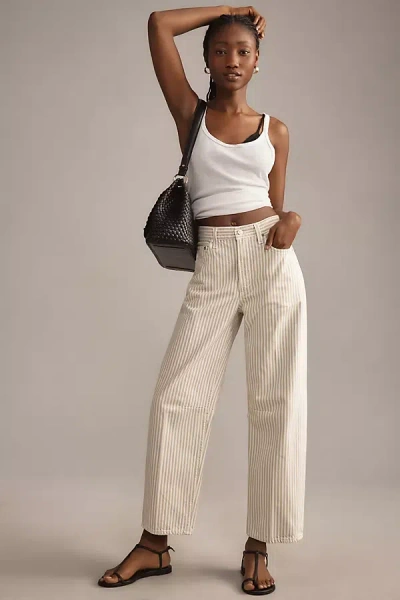 Citizen Of Humanity Miro High-rise Relaxed Tapered Jeans In White