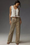 Citizen Of Humanity Miro High-rise Tapered Jeans In Beige