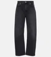 Citizen Of Humanity High-rise Wide-leg Jeans Belt Loops In Grey