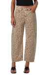 Citizens Of Humanity Relaxed Barrel Leg Silhouette Jeans In Natural Cheetah In Nat Cheetah (cheetah Print)