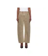 Citizens Of Humanity Relaxed Barrel Leg Silhouette Jeans In Natural Cheetah In Multicolor