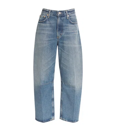 Citizen Of Humanity Blue Washed Jeans In Regenerated Denim
