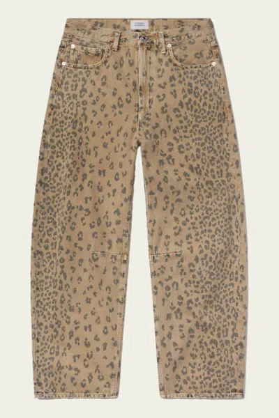 CITIZENS OF HUMANITY MIRO RELAXED JEAN IN NATURAL CHEETAH