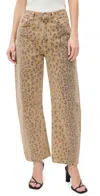 Citizens Of Humanity Relaxed Barrel Leg Silhouette Jeans In Natural Cheetah In Natural Cheetah