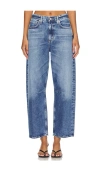 Citizen Of Humanity Citizens Of Humanity Womens Pacifica Miro Barrel-leg Relaxed-fit High-rise Denim Jeans In Blue