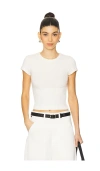 Citizen Of Humanity Maybelle Cotton-jersey T-shirt In Ivory