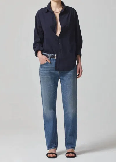 Citizen Of Humanity Neve Low Slung Relaxed Jean In Oasis In Multi