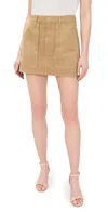 Citizens Of Humanity Norelle Mini Utility Skirt In Heirloom In Brown