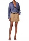 Citizens Of Humanity Norelle Mini Utility Skirt In Heirloom In Brown