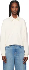 Citizen Of Humanity Off-white Aris Rugby Polo In Pashmina (off White)