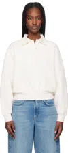 Citizens Of Humanity Remi Cotton-blend Jersey Sweatshirt In Pashmina (off White)