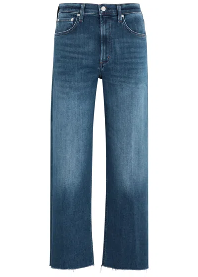 Citizens Of Humanity Palma Cropped Straight-leg Jeans In Blue