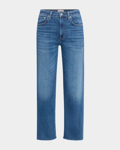 Citizen Of Humanity Palma Straight Raw Hem Jeans In Ambry Md Indig