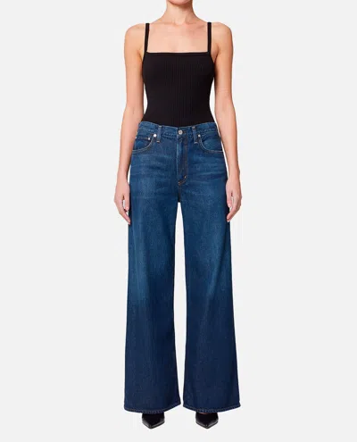 Citizens Of Humanity Paloma Baggy Denim Pants In Blue