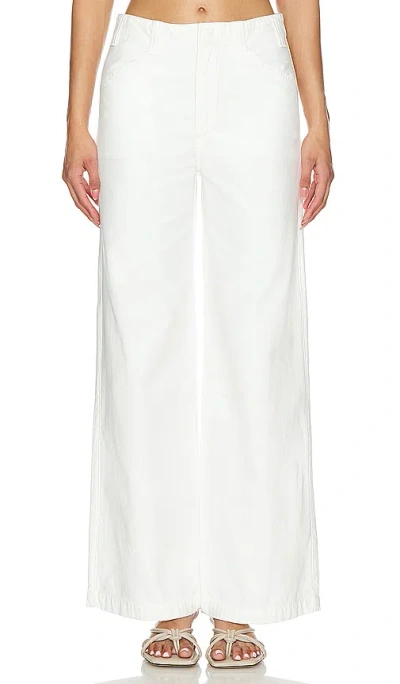 Citizen Of Humanity Paloma Utility Trouser In White