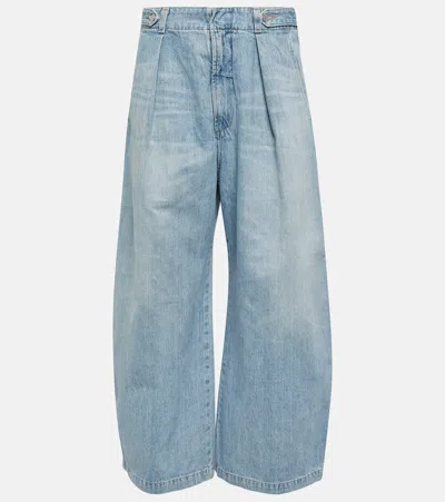 Citizens Of Humanity Payton Mid-rise Wide-leg Jeans In Blue