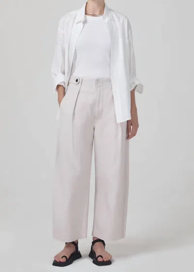 Citizens Of Humanity Payton Utility Trouser In Oystertette In White