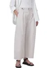 Citizen Of Humanity Payton Super High Waist Crop Wide Leg Utility Trousers In Multi