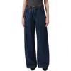 Citizen Of Humanity Citizens Of Humanity Dark Wide Jeans With Pleats In Eden