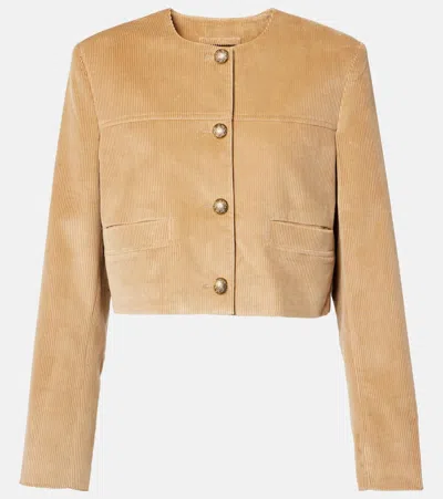 CITIZEN OF HUMANITY PIA CROPPED COTTON CORDUROY JACKET