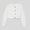 CITIZENS OF HUMANITY PIA CROPPED JACKET IN CRISP WHITE