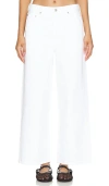 Citizens Of Humanity Pina Low Rise Baggy Cropped Pants In Chalk In White