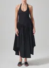 Citizens Of Humanity Poppi Halter Dress In Black