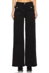 CITIZENS OF HUMANITY RAVEN PATCH POCKET WIDE LEG CORDUROY JEANS IN CLOVE