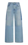Citizens Of Humanity Re-worked Rigid Mid-rise Baggy Jeans In Light Wash Denim