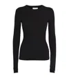 Citizen Of Humanity Bina Rib Crewneck Sweater In Black
