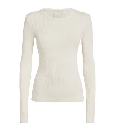 CITIZEN OF HUMANITY RIBBED BINA CREWNECK TOP