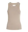 Citizen Of Humanity Citizens Of Humanity Sleeveless Ribbed Top In Brown