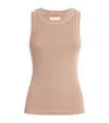 Citizens Of Humanity Isabel Rib Racerback Tank In Pink