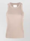 Citizens Of Humanity Ribbed Stretch-cotton Sleeveless Top In Md Brown